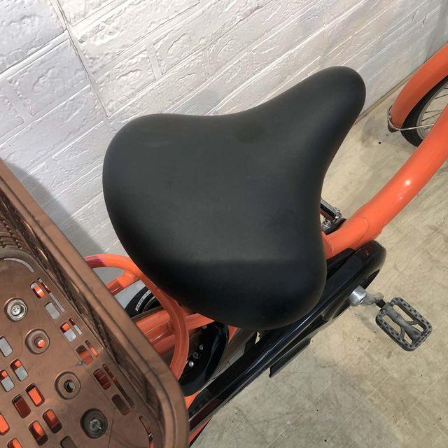 電動自転車 中古 ママチャリ ブリヂストン アシスタベーシック オレンジ 26インチ YG033 電動アシスト自転車 横浜の画像