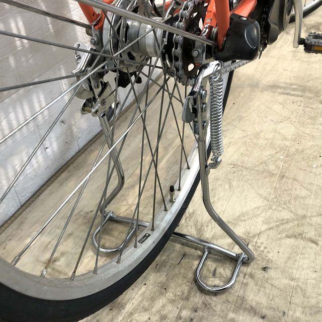 電動自転車 中古 ママチャリ ブリヂストン アシスタベーシック オレンジ 26インチ YG033 電動アシスト自転車 横浜の画像