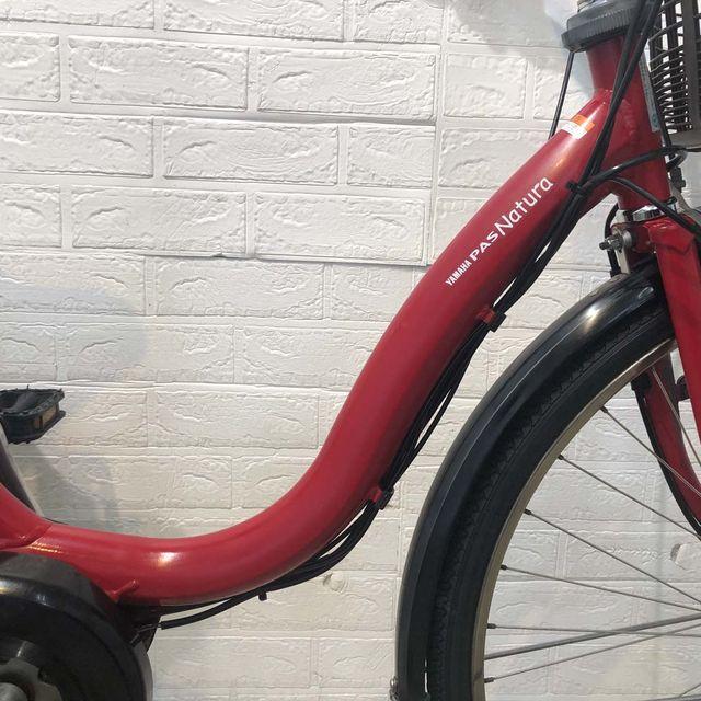 YAMAHA（ヤマハ） 電動自転車 中古 ママチャリ PAS ナチュラS レッド