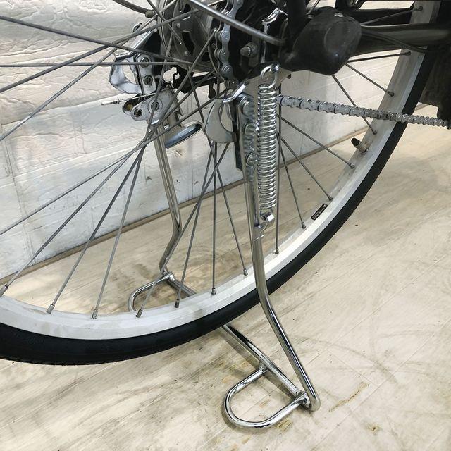 電動自転車 中古 ママチャリ ブリヂストン アシスタ ベーシック カーキ 26インチ YG061 電動アシスト自転車 横浜の画像