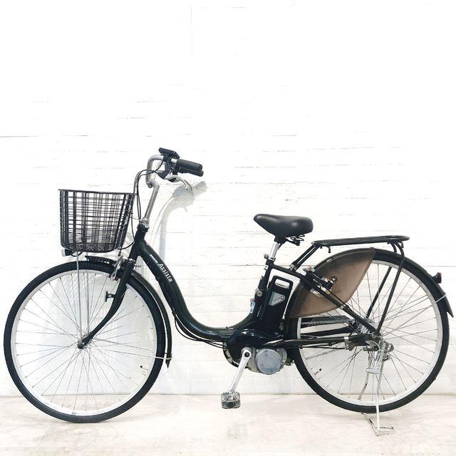 電動自転車 中古 ママチャリ ブリヂストン アシスタ ベーシック カーキ 26インチ YG061 電動アシスト自転車 横浜の画像