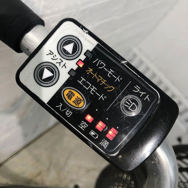 電動自転車 中古 ママチャリ ブリヂストン アシスタ ベーシック カーキ 26インチ YG061 電動アシスト自転車 横浜の画像
