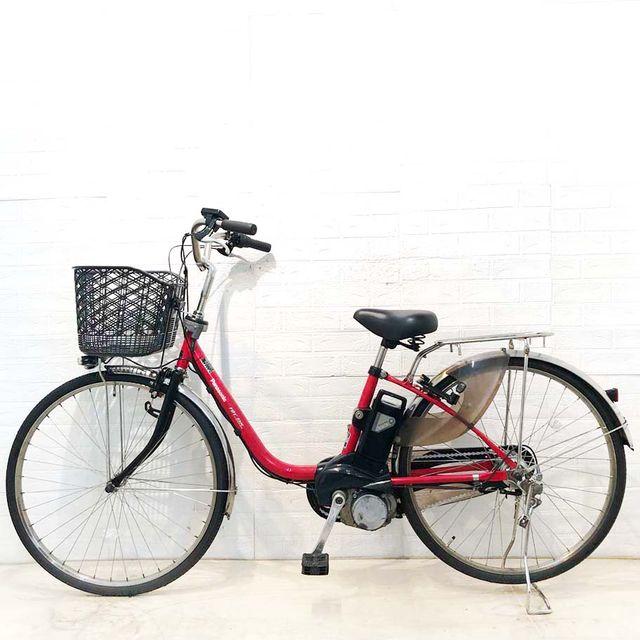 Panasonic（パナソニック） 電動自転車 中古 ママチャリ ビビDX レッド