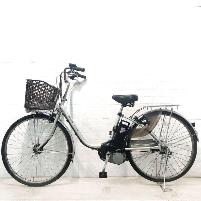 中古電動自転車パナソニック アルフィットビビ26インチ シルバー横浜 №8856 Panasonic（パナソニック） 電動自転車 中古 ママチャリ ビビSX
