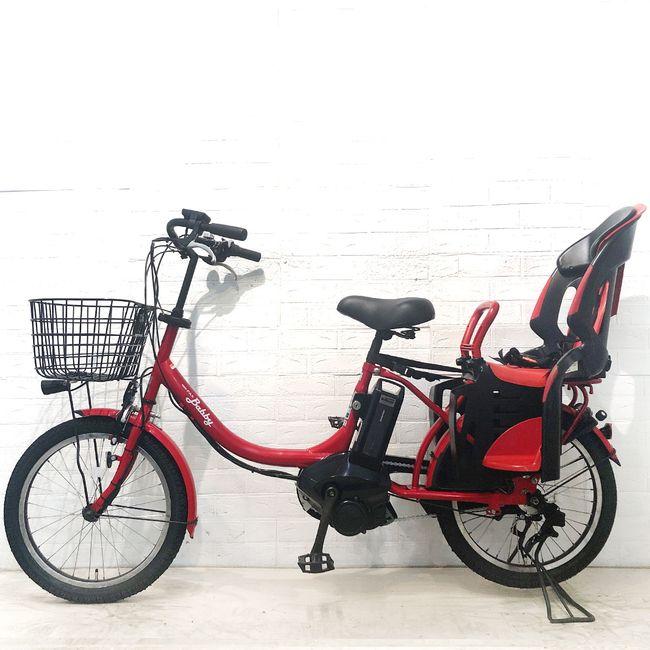 YAMAHA（ヤマハ） 電動自転車 中古 子供乗せ PAS バビーXL レッド 20
