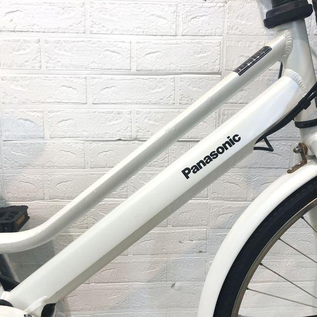 中古電動自転車 パナソニック リチウムビビSXホワイト 26インチ 横浜 Panasonic（パナソニック） 電動自転車 中古 ママチャリ ビビSXシティ