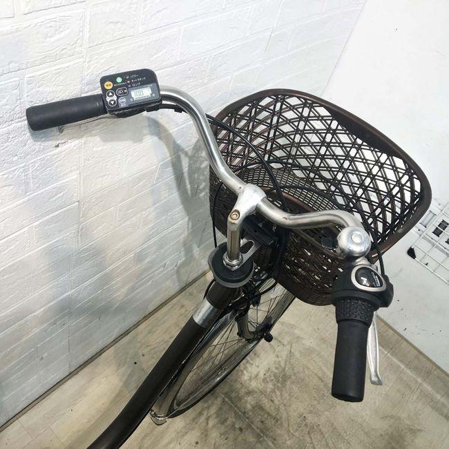 （湘南配送無料）新車そっくり中古電動ママチャリ　 パナソニックビビ　ブラック Panasonic（パナソニック） 電動自転車 中古 ママチャリ ビビDX