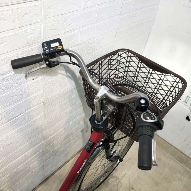 Panasonic（パナソニック） 電動自転車 中古 ママチャリ ビビPX レッド