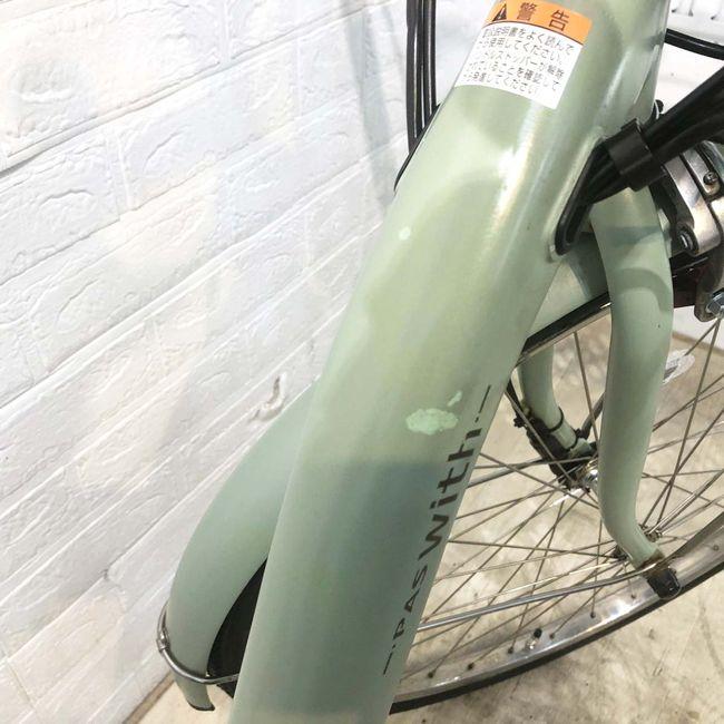 YAMAHA（ヤマハ） 電動自転車 中古 ママチャリ PAS ウィズ グリーン 26 