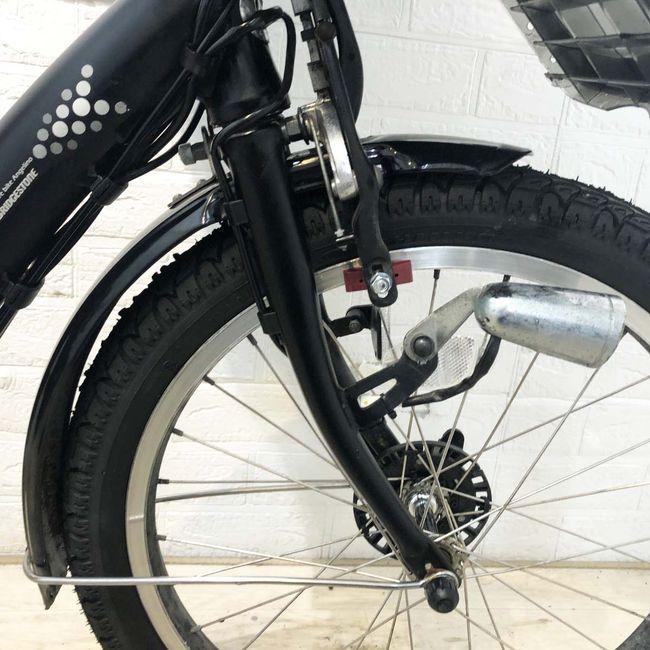 電動自転車 中古 子供乗せ ブリヂストン アンジェリーノプティットe ブラック 20インチ YI009 電動アシスト自転車 横浜 | BRIDGESTONE | 12