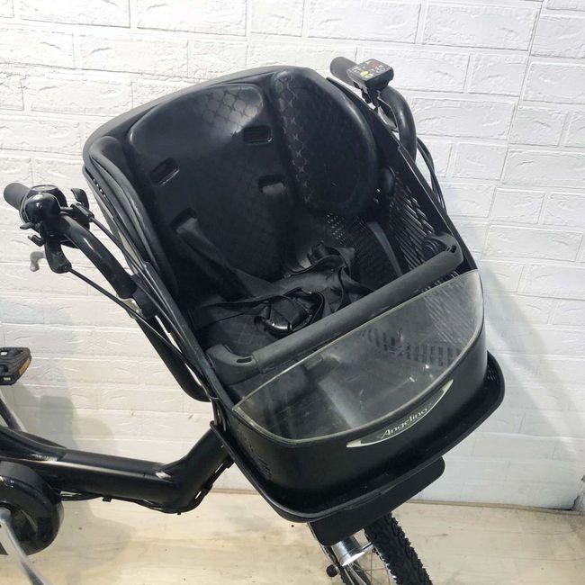 電動自転車 中古 子供乗せ ブリヂストン アンジェリーノプティットe ブラック 20インチ YI009 電動アシスト自転車 横浜 | BRIDGESTONE | 05