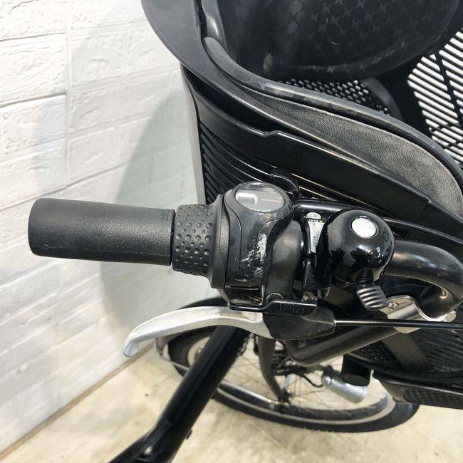 電動自転車 中古 子供乗せ ブリヂストン アンジェリーノプティットe ブラック 20インチ YI009 電動アシスト自転車 横浜 | BRIDGESTONE | 09