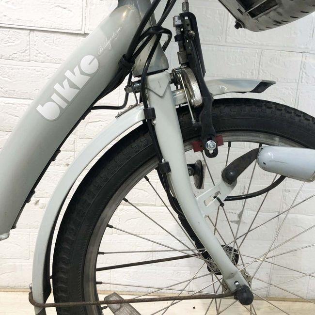 電動自転車 中古 子供乗せ ブリヂストン ビッケポーラー グレー 20インチ YI010 電動アシスト自転車 横浜 | BRIDGESTONE | 13