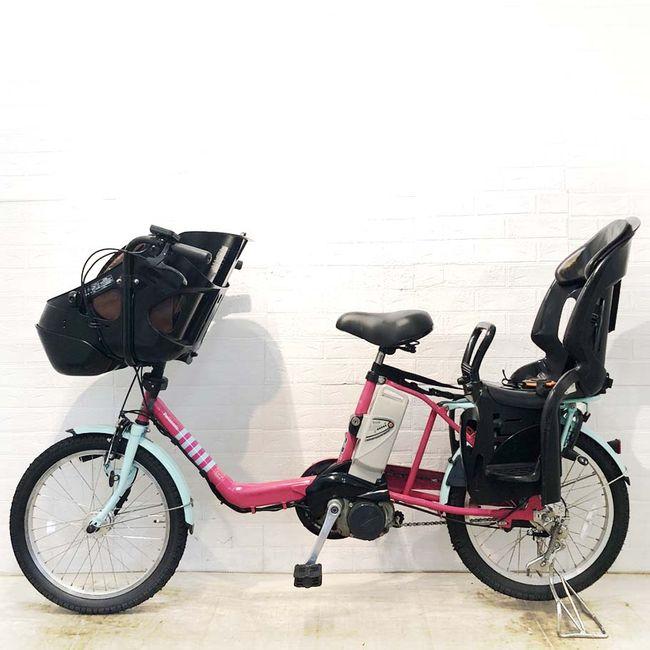 電動自転車 中古 子供乗せ 新品バッテリー パナソニック ギュットミニDX ピンク 20インチ YI043 電動アシスト自転車 横浜 | Panasonic | 16