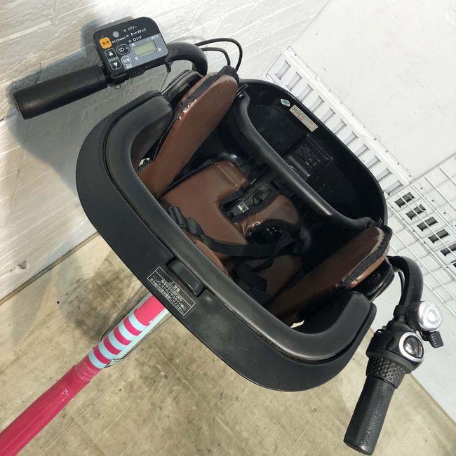 電動自転車 中古 子供乗せ 新品バッテリー パナソニック ギュットミニDX ピンク 20インチ YI043 電動アシスト自転車 横浜 | Panasonic | 04