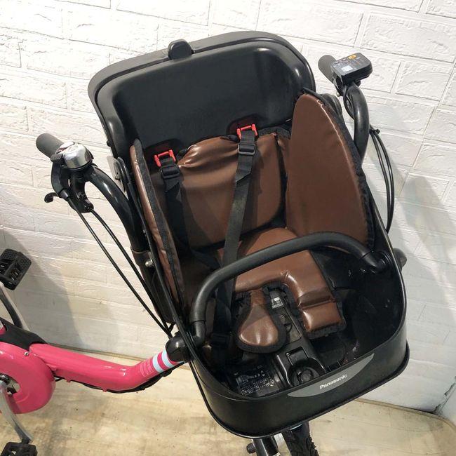 電動自転車 中古 子供乗せ 新品バッテリー パナソニック ギュットミニDX ピンク 20インチ YI043 電動アシスト自転車 横浜 | Panasonic | 06