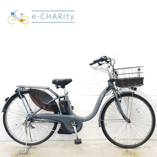 YAMAHA（ヤマハ） 電動自転車 中古 ママチャリ PAS ウィズDX グレー 26