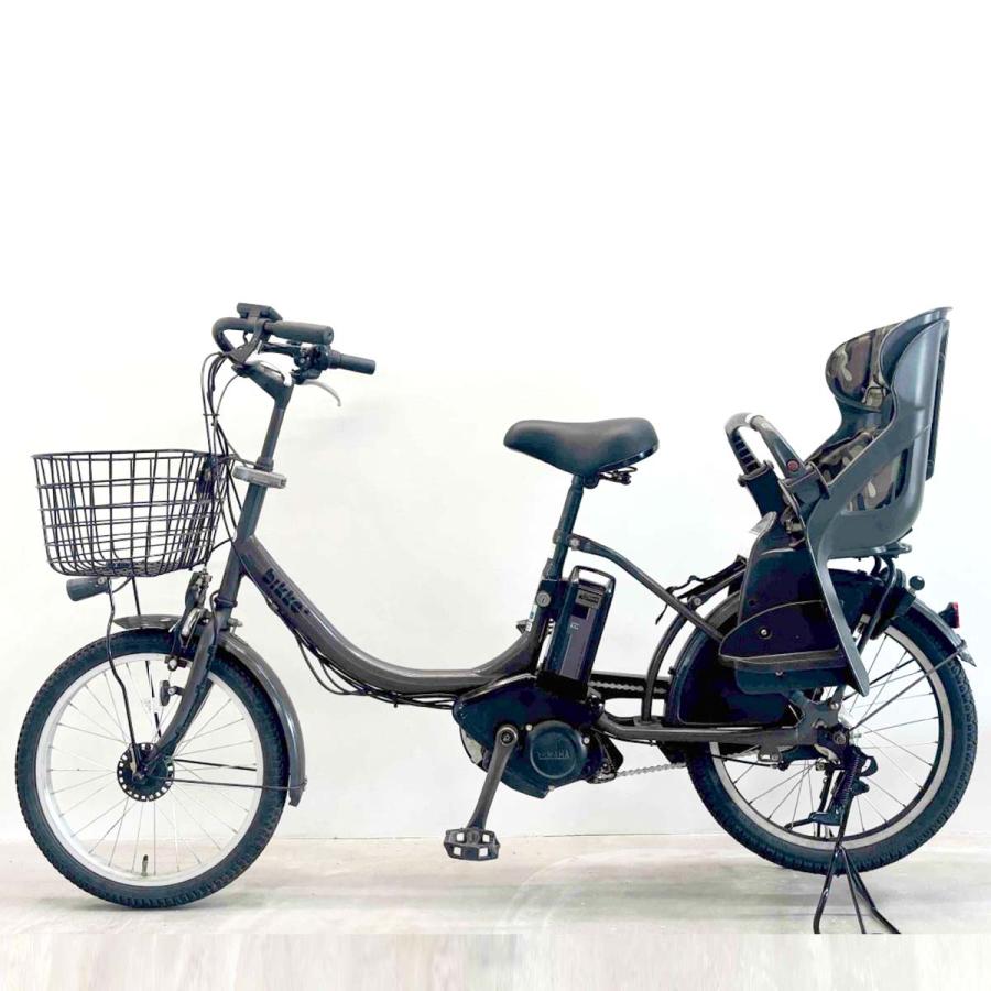 電動自転車 中古 子供乗せ  ブリヂストン ビッケ2e グレー 20インチ YJ012 電動アシスト自転車 横浜 | BRIDGESTONE | 15
