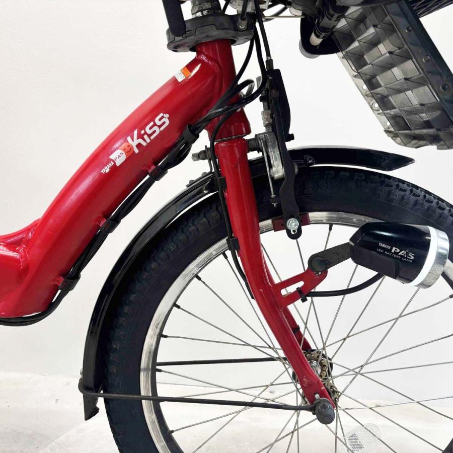 電動自転車 中古 子供乗せ ヤマハ PAS キッスミニ レッド 20インチ YJ013 電動アシスト自転車 横浜 | Panasonic | 05