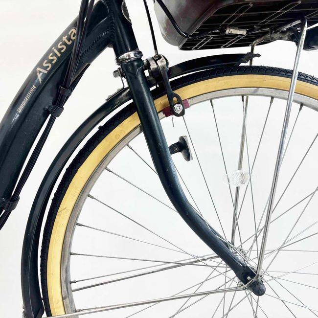 電動自転車 中古 ママチャリ 新品バッテリー ブリヂストン アシスタ ベーシック グリーン 26インチ YJ021 電動アシスト自転車 横浜 | BRIDGESTONE | 13