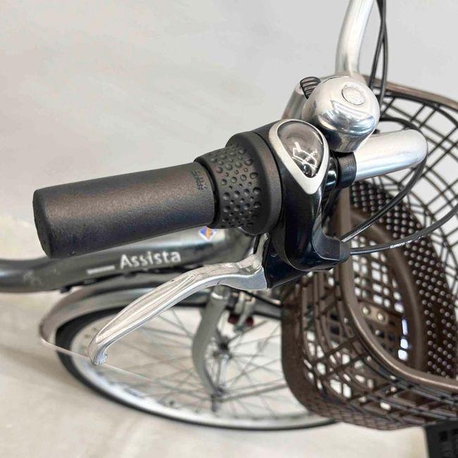 電動自転車 中古 ママチャリ ブリヂストン アシスタベーシック シルバー 24インチ YJ082 電動アシスト自転車 横浜 | BRIDGESTONE | 09