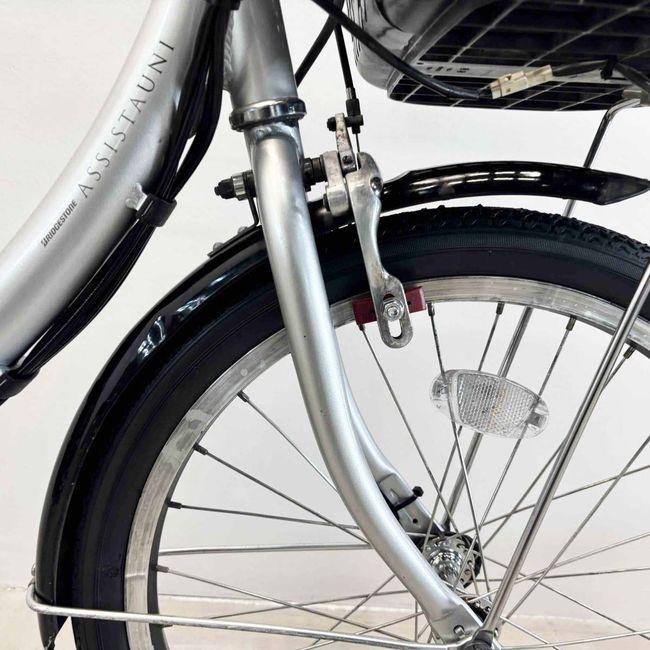 電動自転車 中古 小径車 ブリヂストン アシスタユニプレミア シルバー 20インチ YJ085 電動アシスト自転車 横浜 | BRIDGESTONE | 11