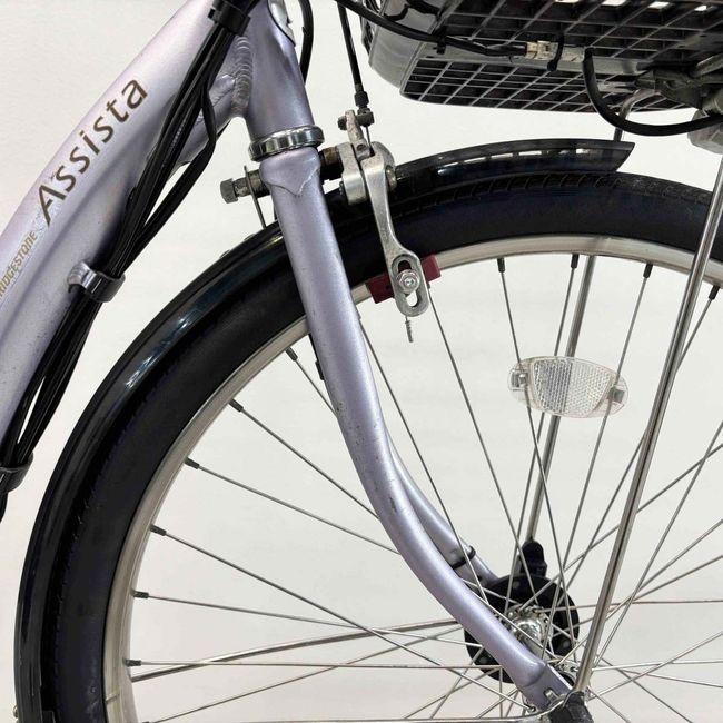 電動自転車 中古 ママチャリ ブリヂストン アシスタ パープル 24インチ YJ096 電動アシスト自転車 横浜 | BRIDGESTONE | 11