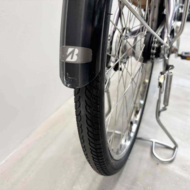 電動自転車 中古 ママチャリ ブリヂストン アシスタ パープル 24インチ YJ096 電動アシスト自転車 横浜 | BRIDGESTONE | 08