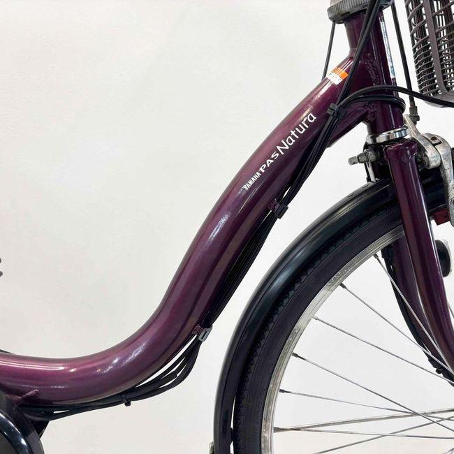 電動自転車 中古 ママチャリ ヤマハ PAS ナチュラS パープル 26インチ YJ100 電動アシスト自転車 横浜 | YAMAHA | 04