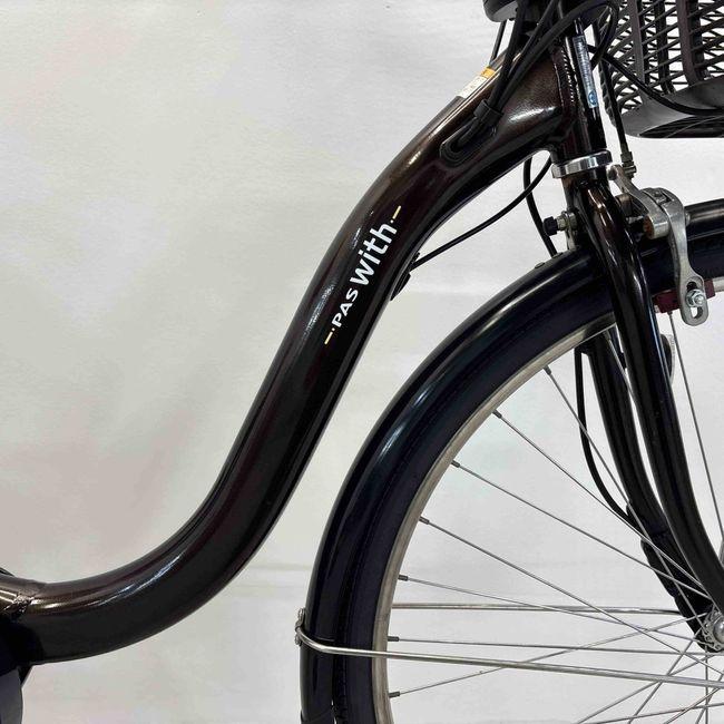 電動自転車 中古 ママチャリ ヤマハ PAS ウィズ ブラウン 26インチ YJ110 電動アシスト自転車 横浜 | YAMAHA | 04