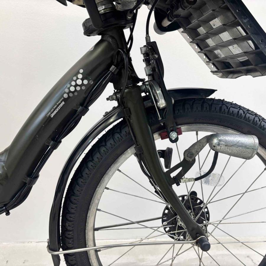 電動自転車 中古 子供乗せ ブリヂストン アンジェリーノプティットe カーキ 20インチ YK003 電動アシスト自転車 横浜 | BRIDGESTONE | 12