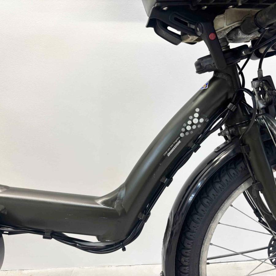 電動自転車 中古 子供乗せ ブリヂストン アンジェリーノプティットe カーキ 20インチ YK003 電動アシスト自転車 横浜 | BRIDGESTONE | 04