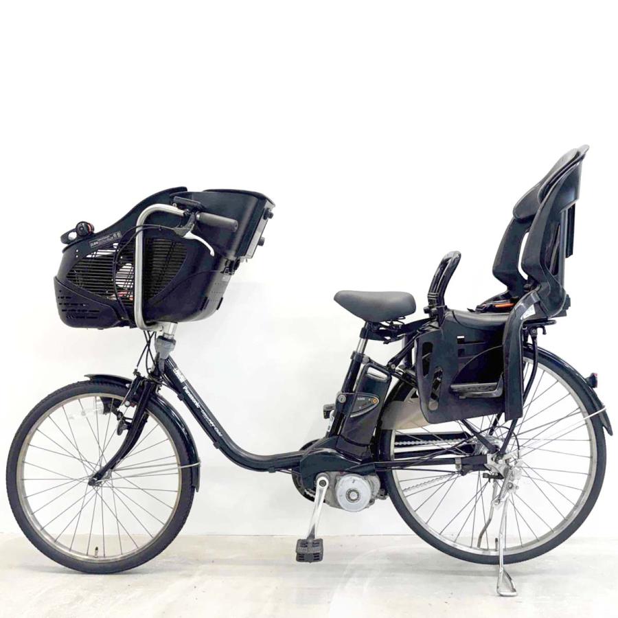 電動自転車 中古 子供乗せ パナソニック ビビチャイルド ブラック 22×26インチ YK028 電動アシスト自転車 横浜 | Panasonic | 12