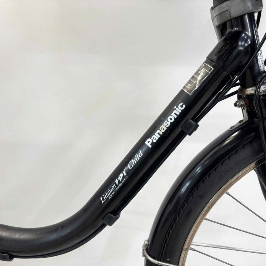 電動自転車 中古 子供乗せ パナソニック ビビチャイルド ブラック 22×26インチ YK028 電動アシスト自転車 横浜 | Panasonic | 04