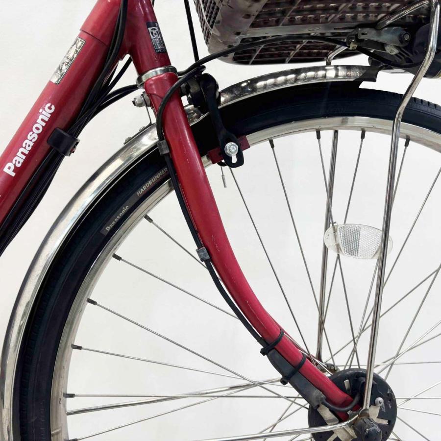 Panasonic（パナソニック） 電動自転車 中古 ママチャリ ビビDX レッド