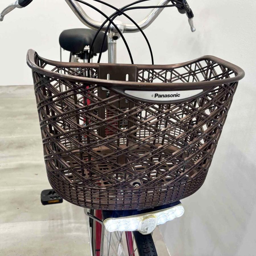 Panasonic（パナソニック） 電動自転車 中古 ママチャリ ビビDX レッド