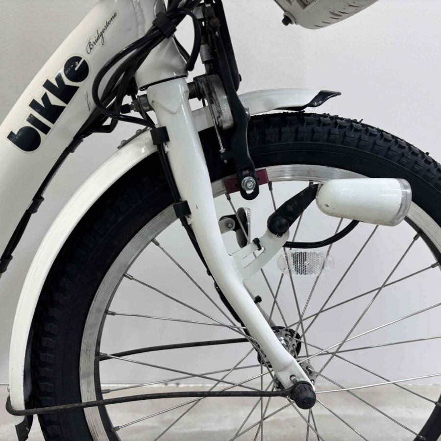 電動自転車 中古 子供乗せ ブリヂストン ビッケポーラーe ホワイト 20インチ YK052 電動アシスト自転車 横浜 | BRIDGESTONE | 12