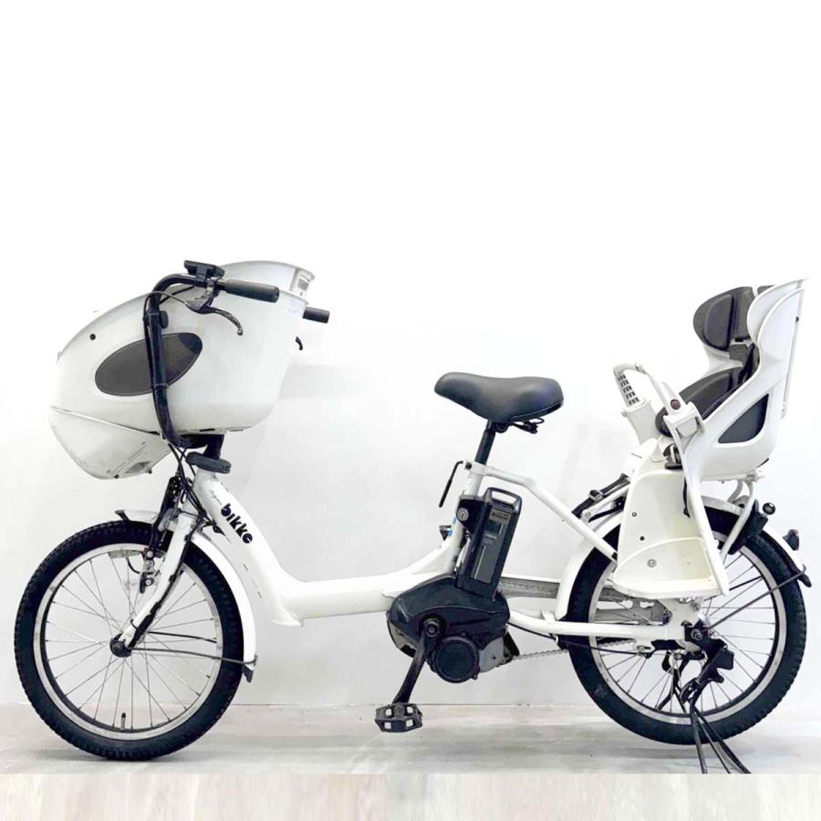 電動自転車 中古 子供乗せ ブリヂストン ビッケポーラーe ホワイト 20インチ YK052 電動アシスト自転車 横浜 | BRIDGESTONE | 15
