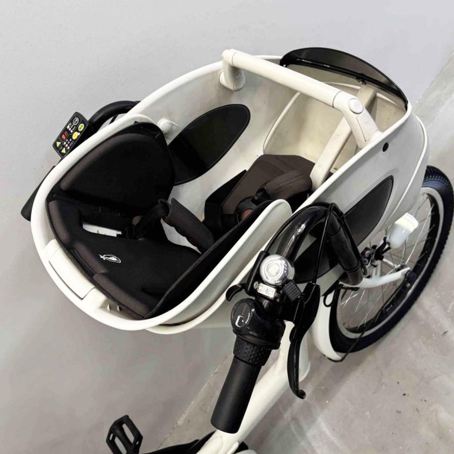 電動自転車 中古 子供乗せ ブリヂストン ビッケポーラーe ホワイト 20インチ YK052 電動アシスト自転車 横浜 | BRIDGESTONE | 03