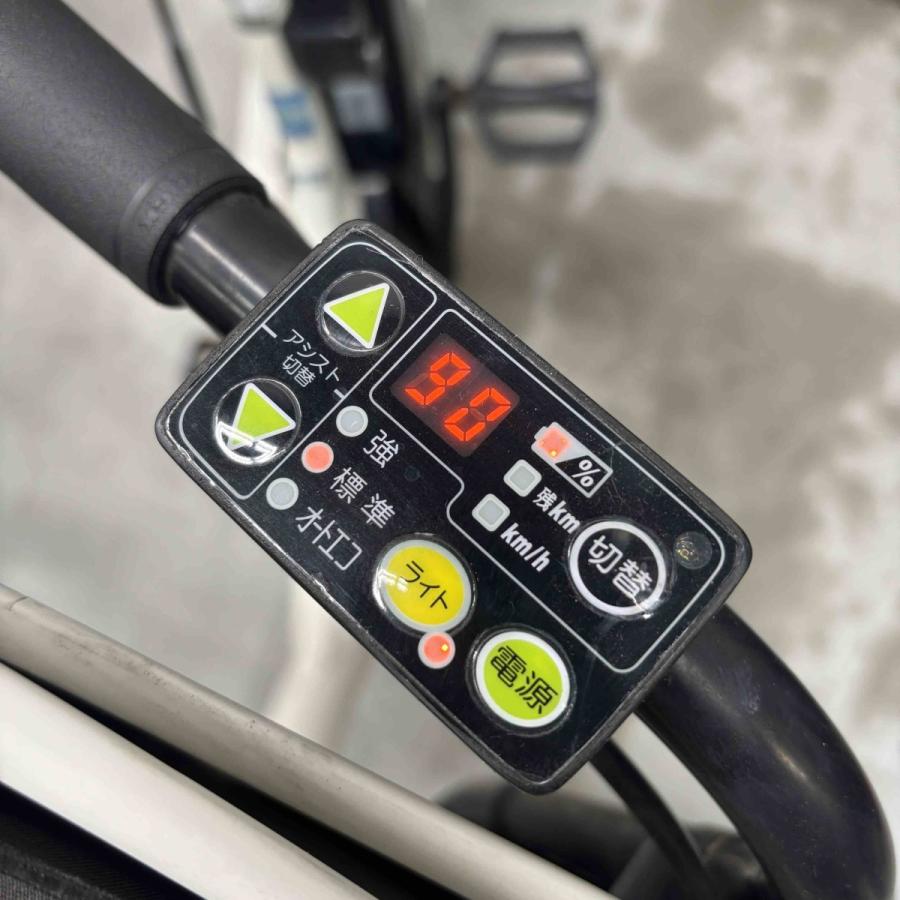 電動自転車 中古 子供乗せ ブリヂストン ビッケポーラーe ホワイト 20インチ YK052 電動アシスト自転車 横浜 | BRIDGESTONE | 06