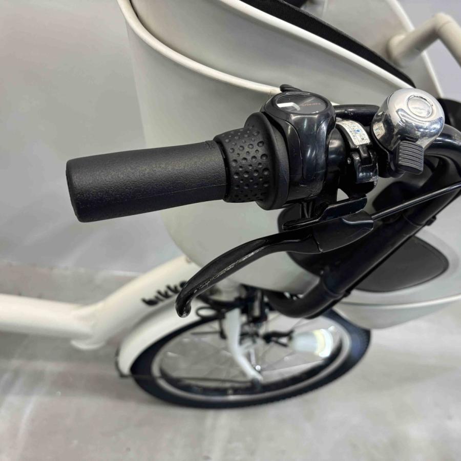電動自転車 中古 子供乗せ ブリヂストン ビッケポーラーe ホワイト 20インチ YK052 電動アシスト自転車 横浜 | BRIDGESTONE | 09