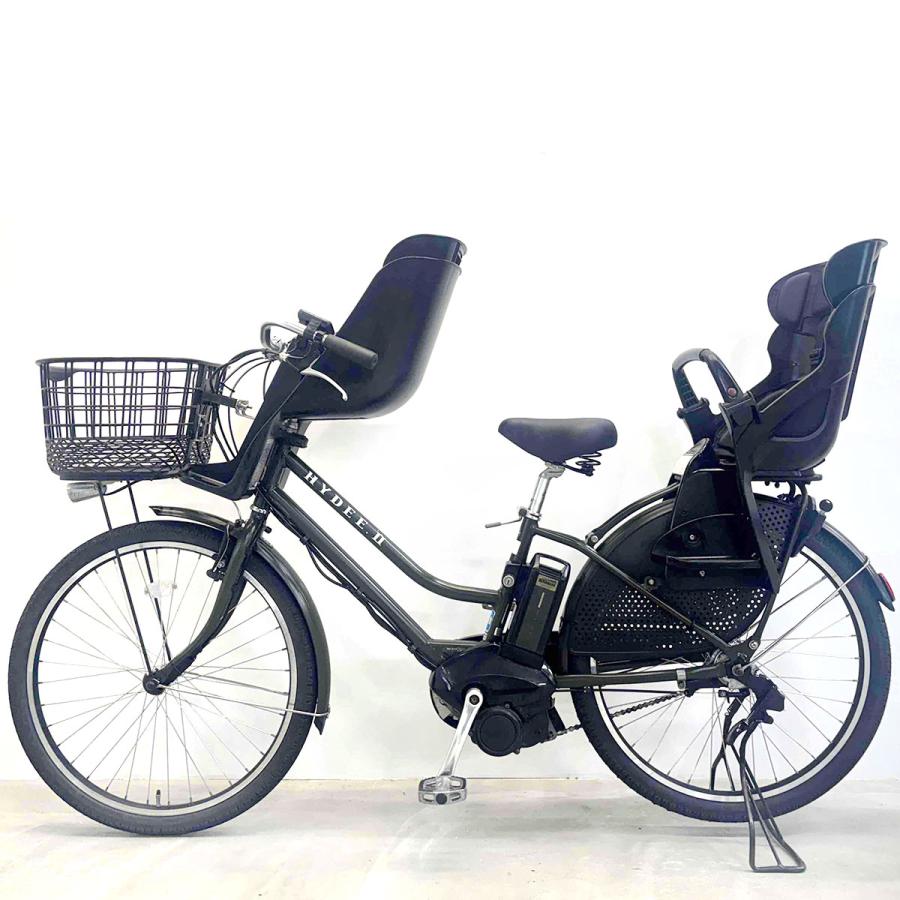 電動自転車 中古 子供乗せ ブリヂストン ハイディツー カーキ 26インチ YK053 電動アシスト自転車 横浜 | BRIDGESTONE | 14