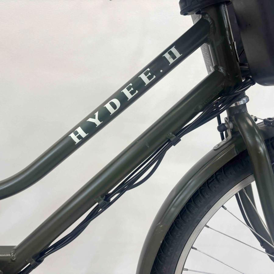 電動自転車 中古 子供乗せ ブリヂストン ハイディツー カーキ 26インチ YK053 電動アシスト自転車 横浜 | BRIDGESTONE | 04