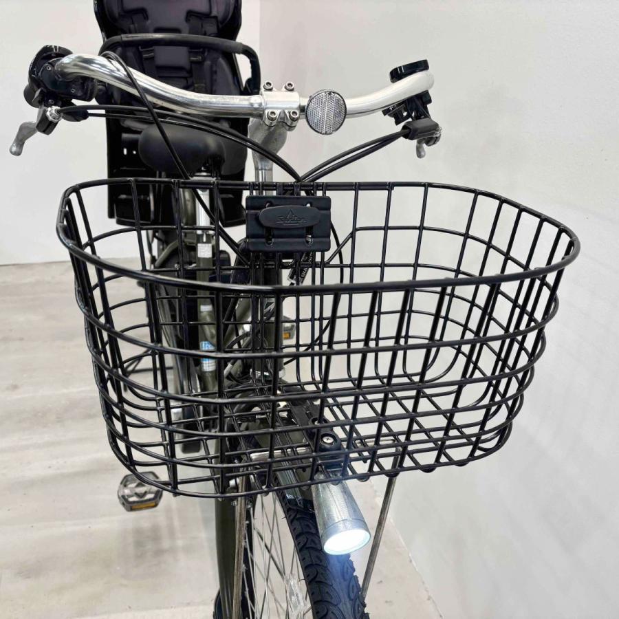 電動自転車 中古 子供乗せ ブリヂストン ハイディツー（デュアルドライブ） カーキ 26インチ YK060 電動アシスト自転車 横浜 | BRIDGESTONE | 05
