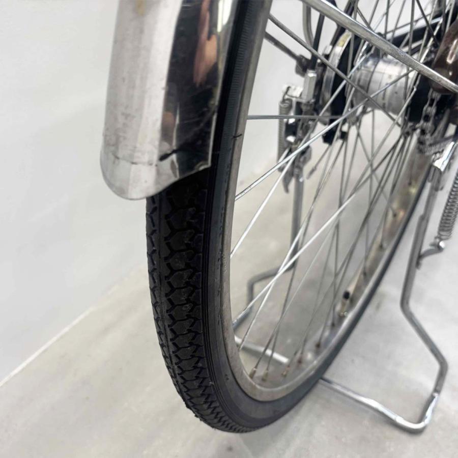 電動自転車 中古 ママチャリ パナソニック ビビDX ブラウン 26インチ YK080 電動アシスト自転車 横浜 | Panasonic | 08