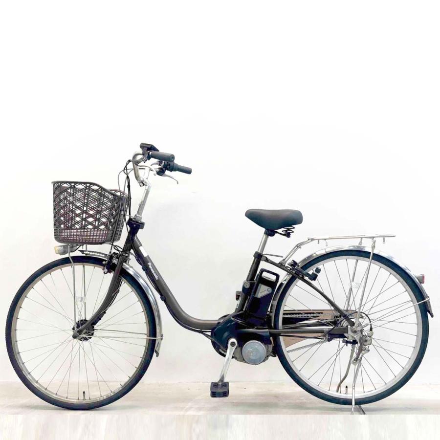 電動自転車 中古 ママチャリ  パナソニック ビビDX ブラウン 26インチ YL034 電動アシスト自転車 横浜 | Panasonic | 13