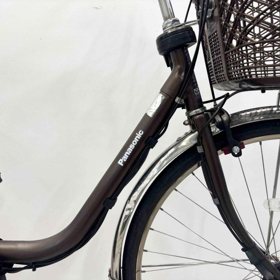 電動自転車 中古 ママチャリ  パナソニック ビビDX ブラウン 26インチ YL034 電動アシスト自転車 横浜 | Panasonic | 04