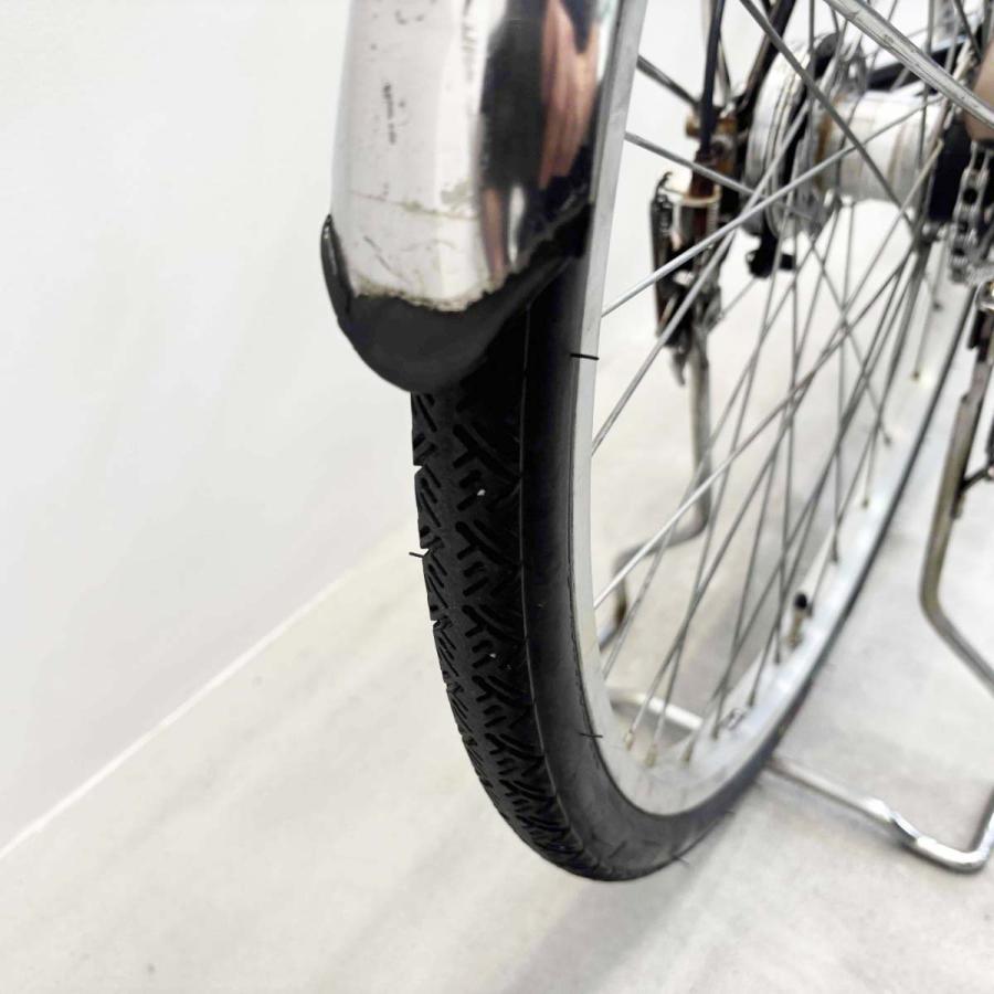 電動自転車 中古 ママチャリ  パナソニック ビビDX ブラウン 26インチ YL034 電動アシスト自転車 横浜 | Panasonic | 08