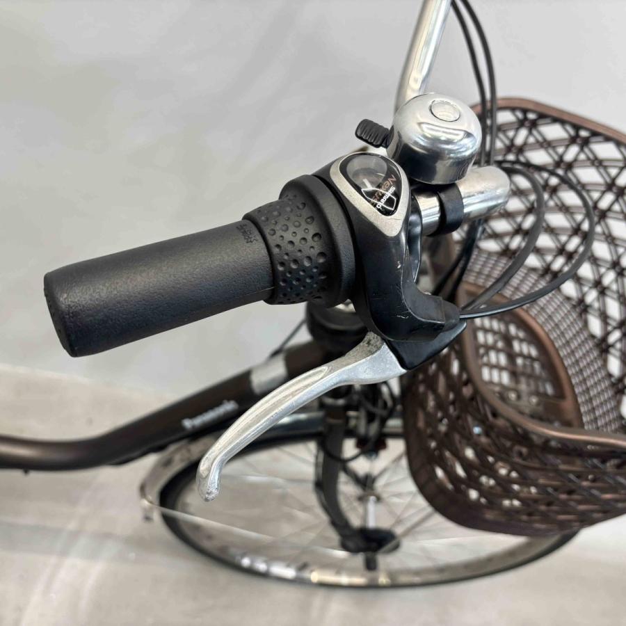 電動自転車 中古 ママチャリ  パナソニック ビビDX ブラウン 26インチ YL034 電動アシスト自転車 横浜 | Panasonic | 09