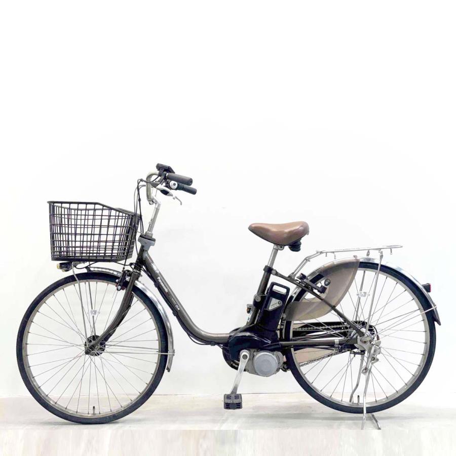 電動自転車 中古 ママチャリ パナソニック ビビDX ブラウン 26インチ YL049 電動アシスト自転車 横浜 | Panasonic | 13